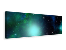 Laden Sie das Bild in den Galerie-Viewer, Leinwandbild Panorama Fantastische Galaxie