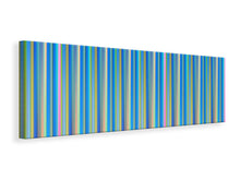 Laden Sie das Bild in den Galerie-Viewer, Leinwandbild Panorama Farbige Streifen