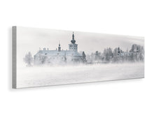 Laden Sie das Bild in den Galerie-Viewer, Leinwandbild Panorama Gmunden Schloss Ort