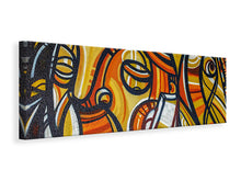 Laden Sie das Bild in den Galerie-Viewer, Leinwandbild Panorama Graffiti Fantasie