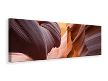 Laden Sie das Bild in den Galerie-Viewer, Leinwandbild Panorama Grossartiger Antelope Canyon