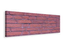 Laden Sie das Bild in den Galerie-Viewer, Leinwandbild Panorama Lackierte Klinkersteine