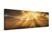 Laden Sie das Bild in den Galerie-Viewer, Leinwandbild Panorama Mystische Strasse