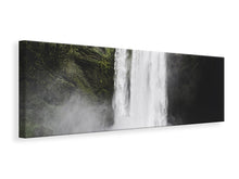 Laden Sie das Bild in den Galerie-Viewer, Leinwandbild Panorama Spektakulärer Wasserfall