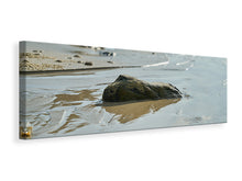 Laden Sie das Bild in den Galerie-Viewer, Leinwandbild Panorama Strand Momente