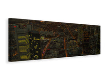 Laden Sie das Bild in den Galerie-Viewer, Leinwandbild Panorama Über den Dächern von Frankfurt